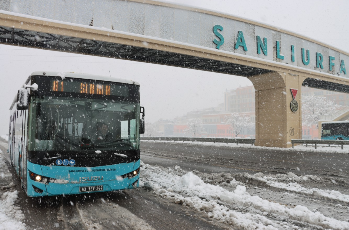 Şanlıurfa'da Toplu Taşıma 2 Gün Boyunca Ücretsiz Olacak
