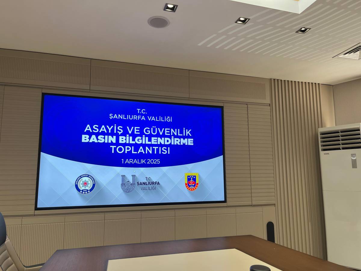 Şanlıurfa’da Yıl Sonu Asayiş Değerlendirmesi Gerçekleştirildi