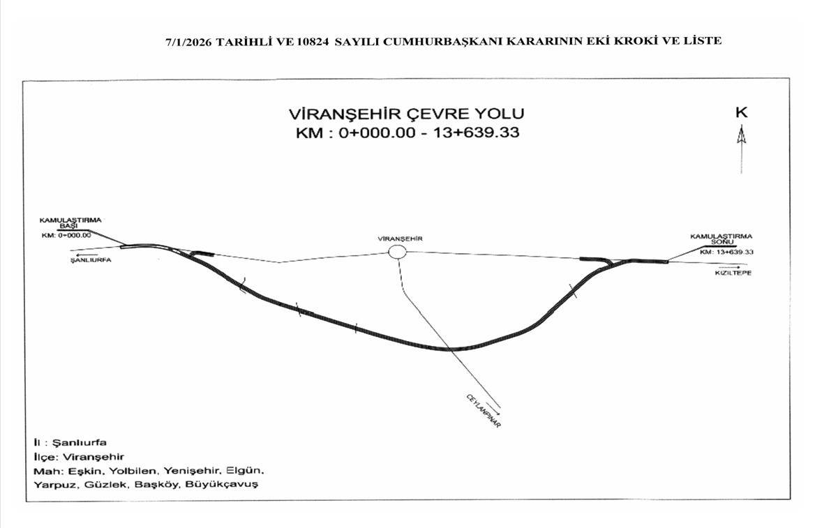 Viranşehir Çevre Yolu İçin Kritik Adım: Kamulaştırma Başladı