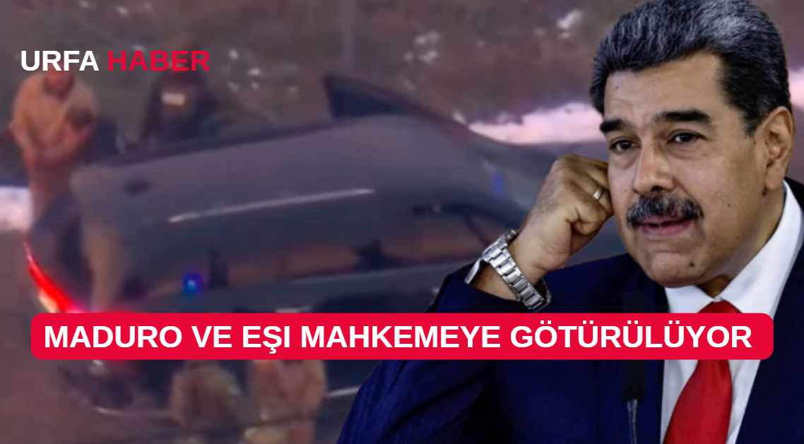 Maduro ve Eşi Mahkemeye Götürülüyor