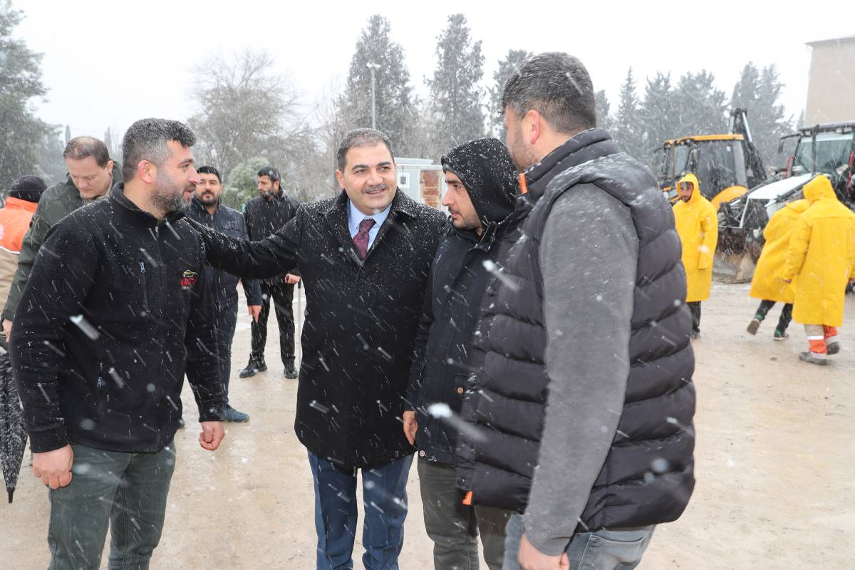 Haliliye Belediyesi kar yağışına hazır