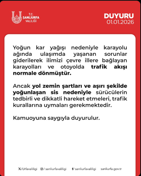 Vali Hasan Şıldak’tan Sürücülere Kritik Mesaj!