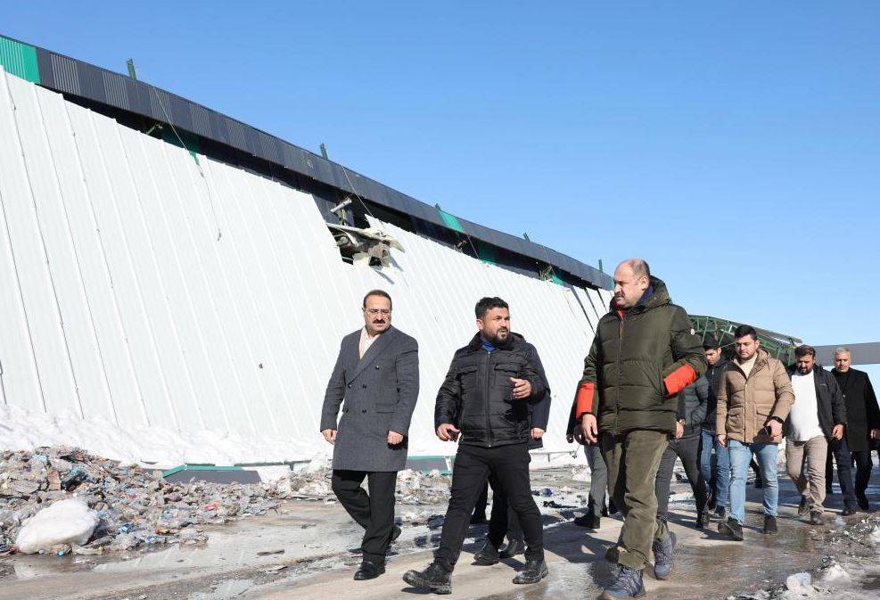 Başkan Gülpınar, hasar gören işyerlerini yerinde inceledi