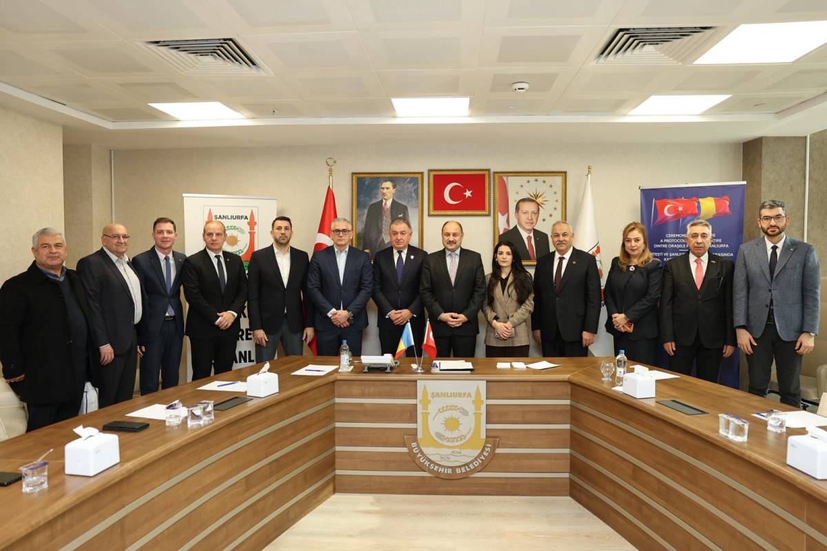 Şanlıurfa ile Romanya'nın Pitești kenti kardeş oldu