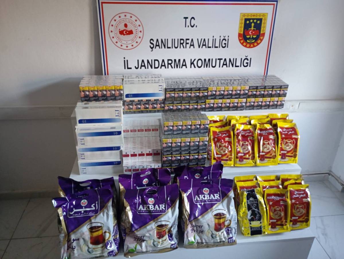 Şanlıurfa'da  şok uygulama: 6 bin 520  paket ele geçirildi