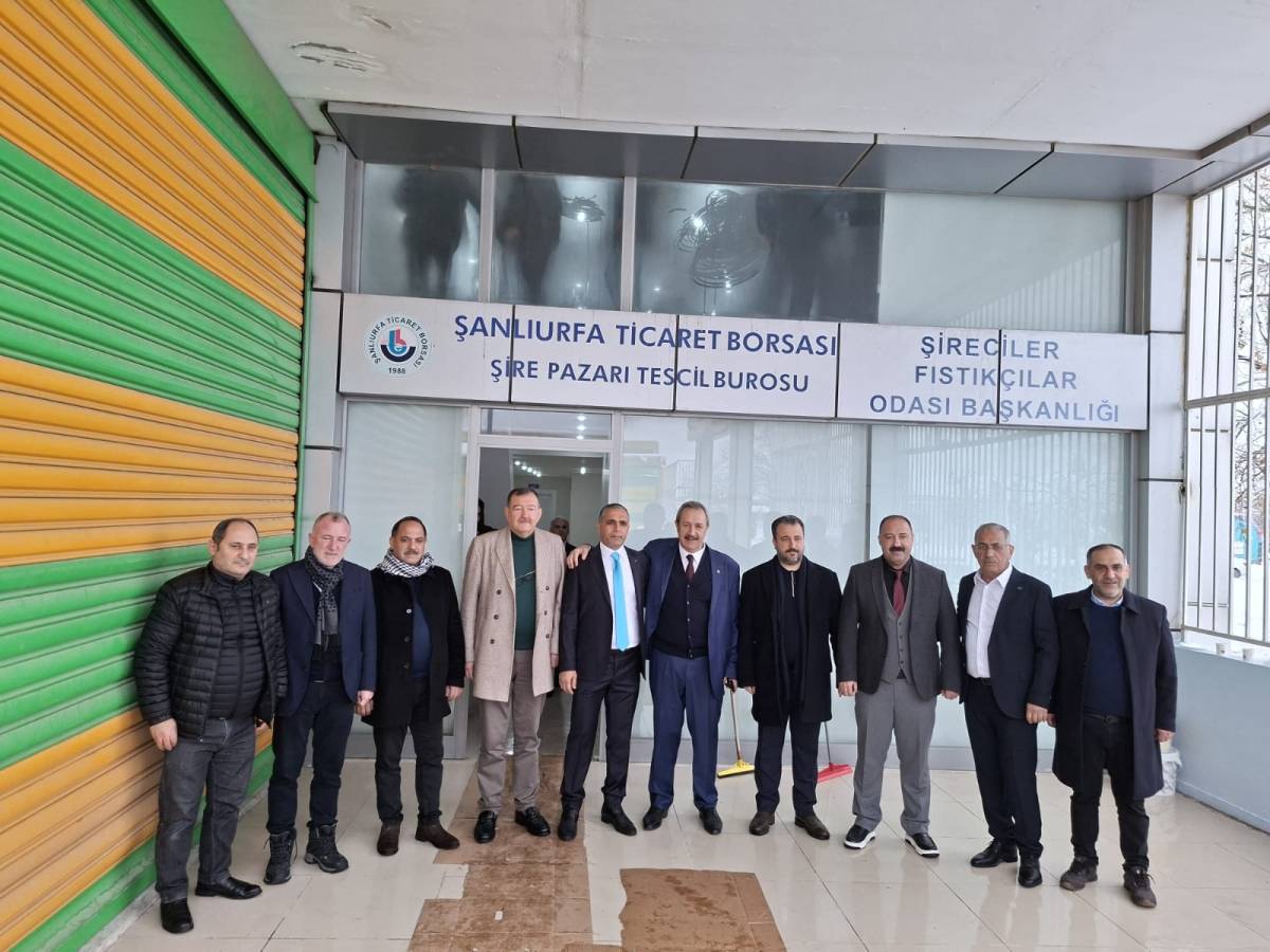 Şanlıurfa Şıracılar ve Kuruyemişçiler Odası’nda Ahmet Aslan Güven Tazeledi