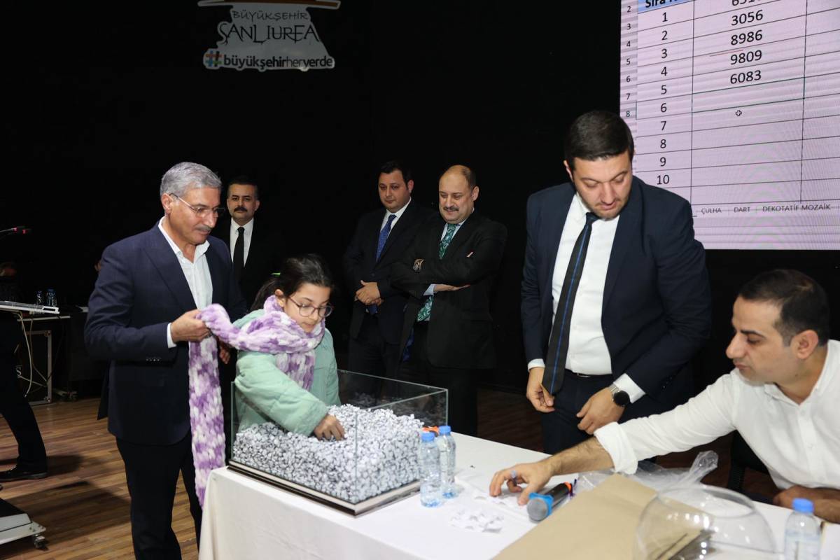 Şanlıurfa’da personel alımı için kura çekimi yapıldı