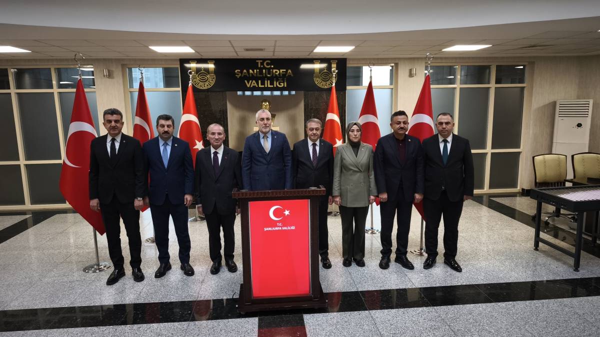 Çalışma ve Sosyal Güvenlik Bakanı Vedat Işıkhan Şanlıurfa'ya geldi