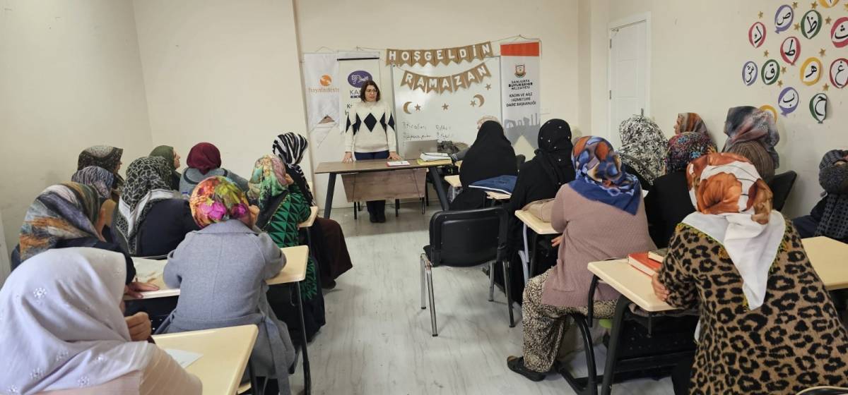 Urfa'da kadınlara şiddetle mücadele eğitimi!