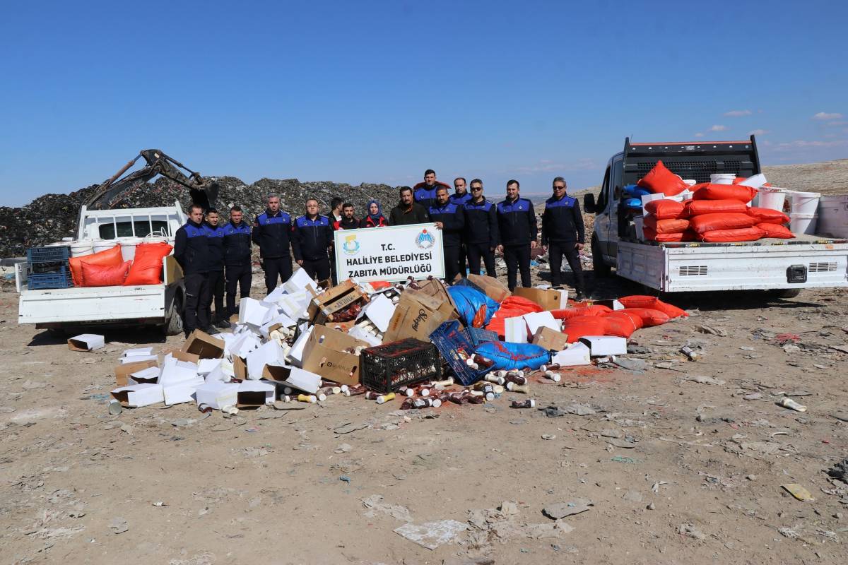 Urfa'da 5 ton bozuk gıda ele geçirildi!