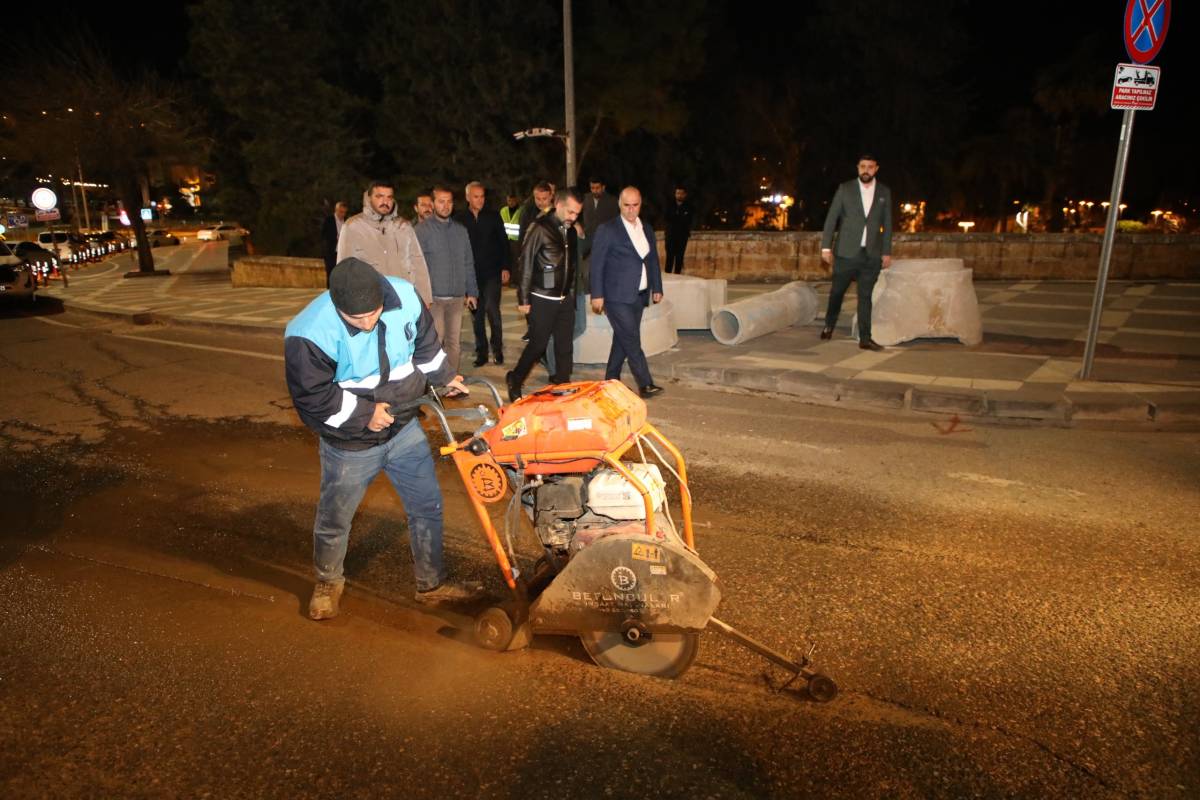 Urfa'nın Balıklıgöl bölgesinde altyapı çalışması başladı!