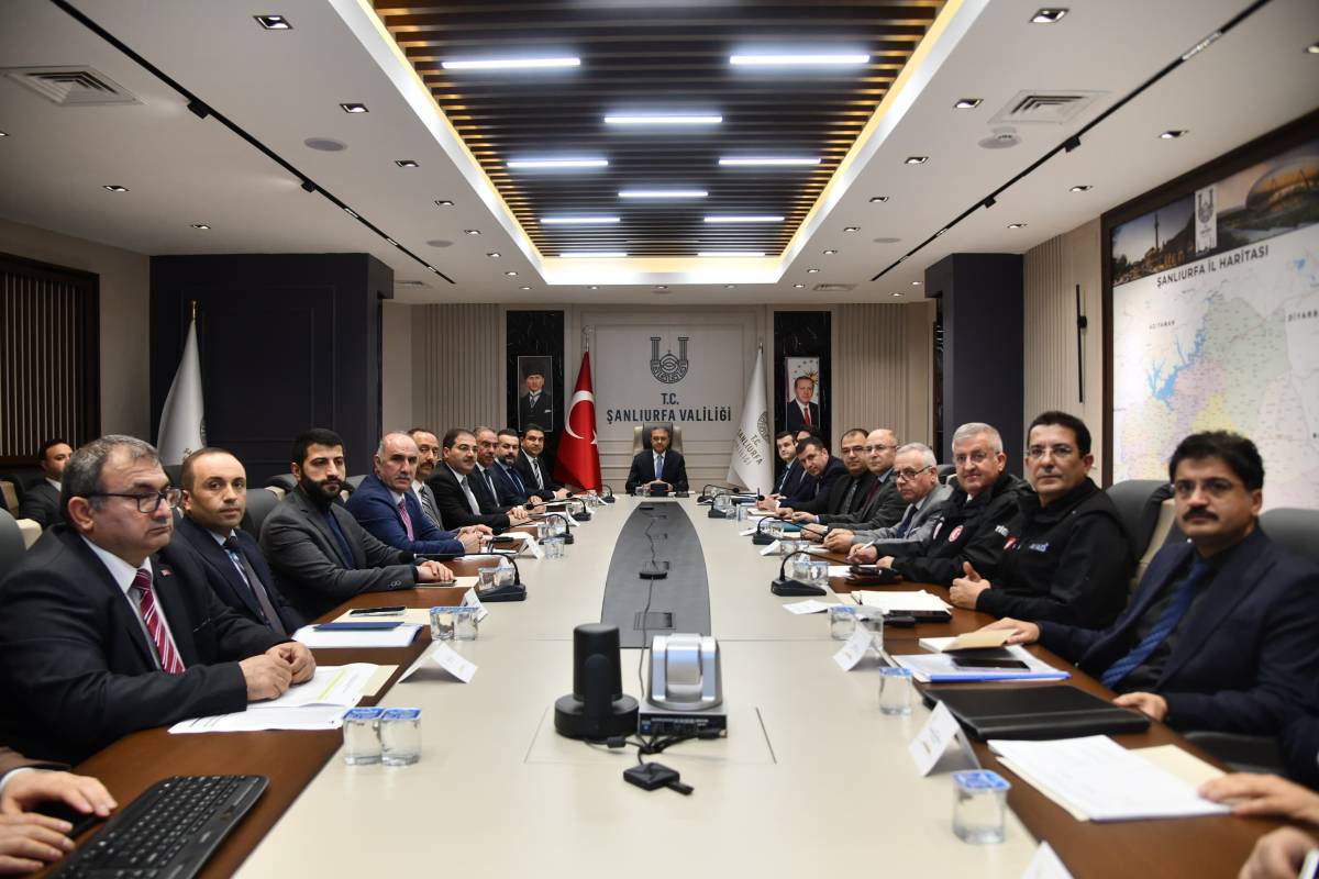 Vali Şıldak'tan sel ve taşkın toplantısı!