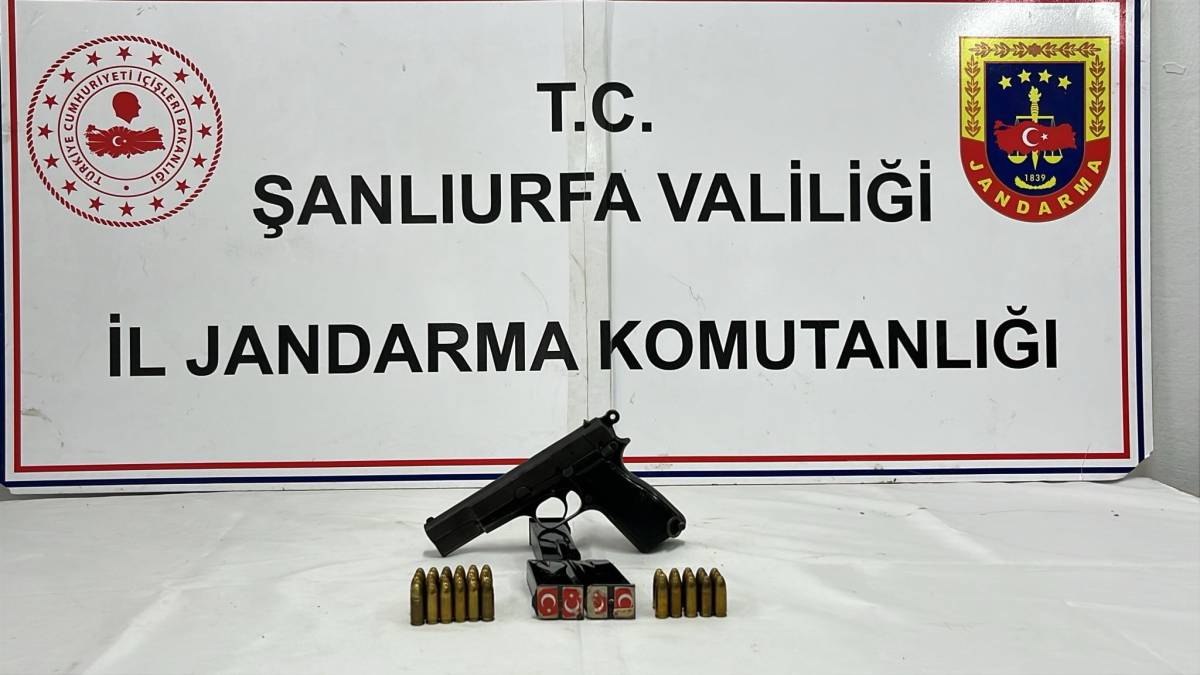 Urfa'da ruhsatsız silah operasyonu!
