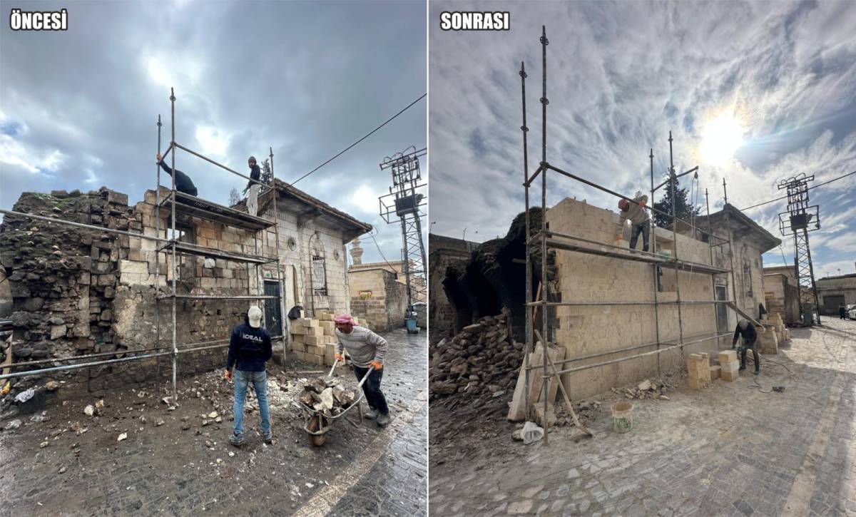 Şanlıurfa’da deprem sonrası tarihi sokaklar yenileniyor!