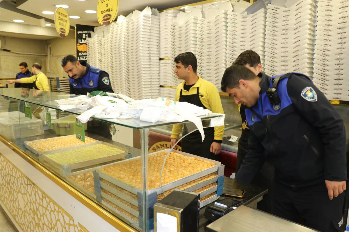 Şanlıurfa'da Ramazan Bayramı öncesi denetim!