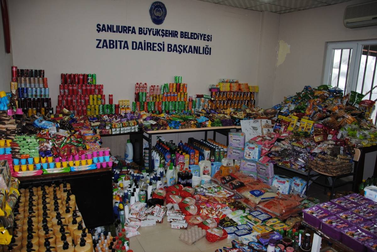 Urfa’da bayram denetimi: Milyonlarca liralık ürünlere el konuldu!