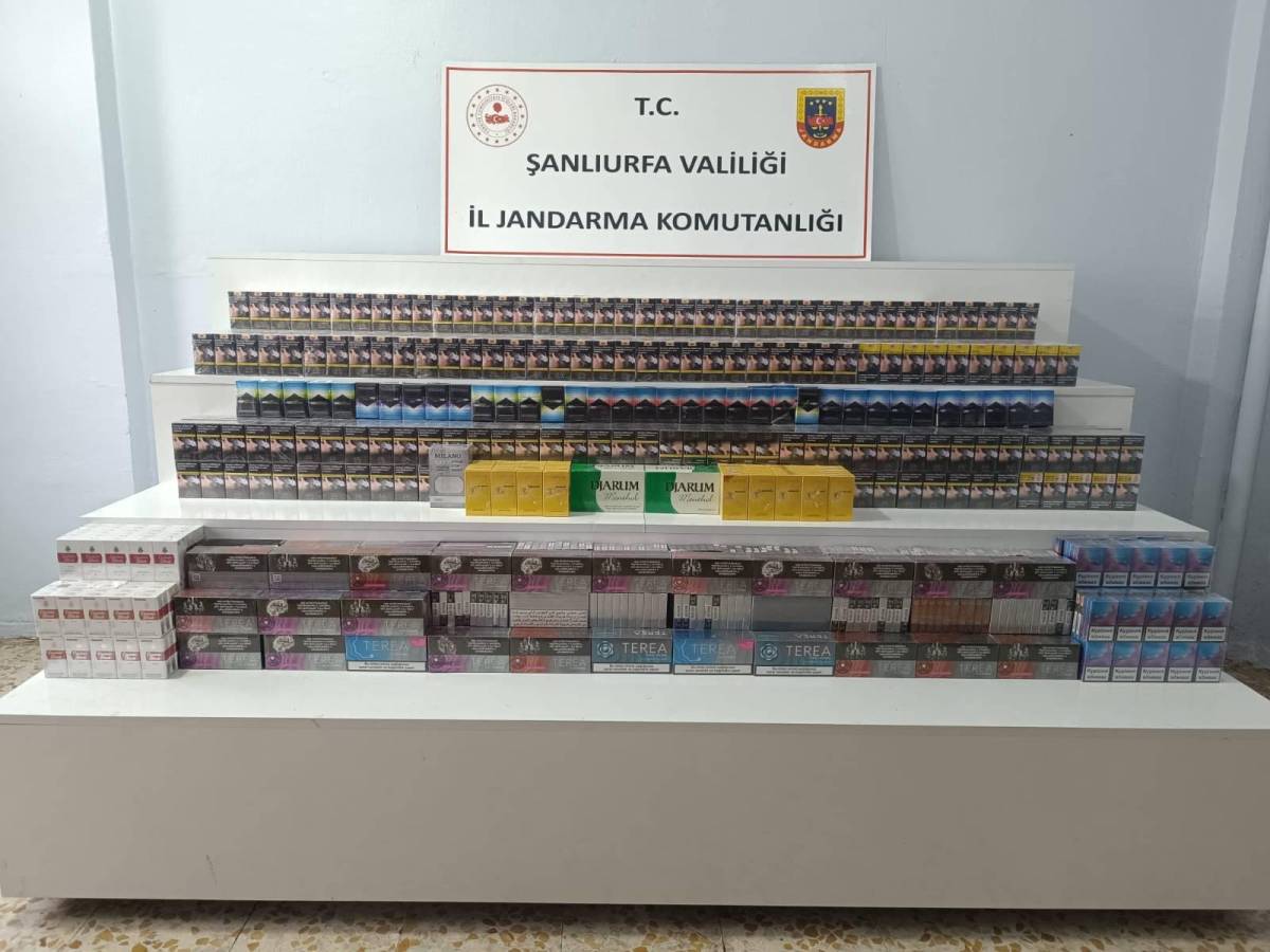 Şanlıurfa'da kaçakçılık operasyonu: 23 şahıs hakkında adli işlem!