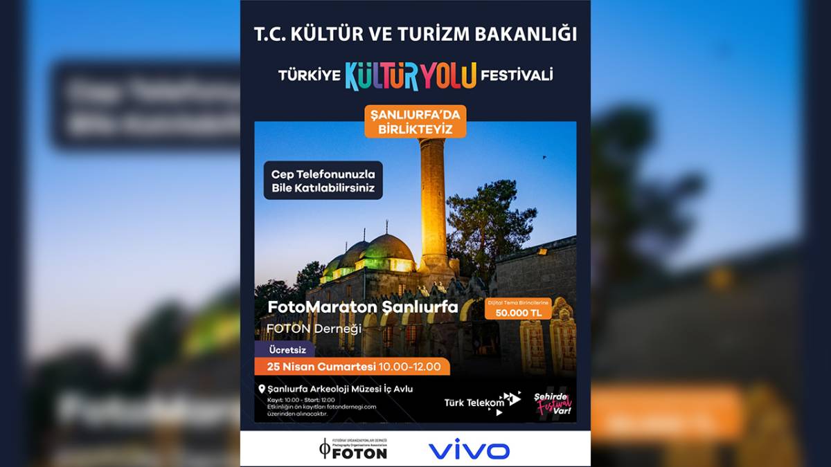 Urfa’da fotoğraf maratonu başlıyor!