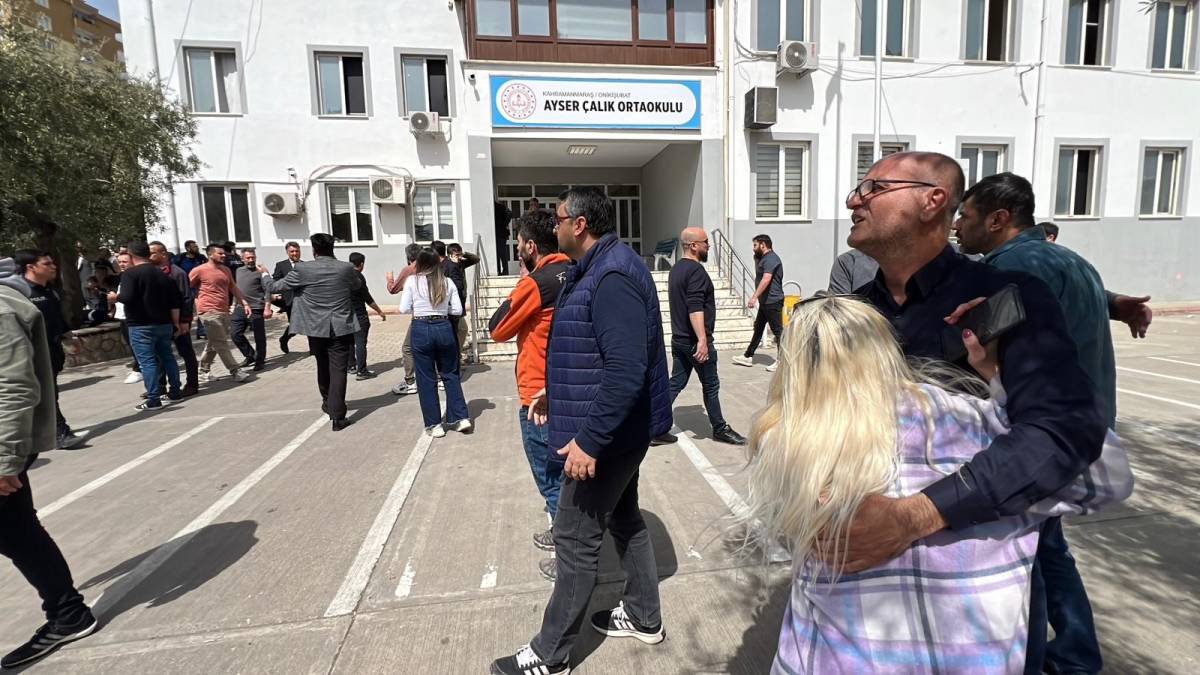 Kahramanmaraş’ta okulda silah sesleri! Yaralılar var!