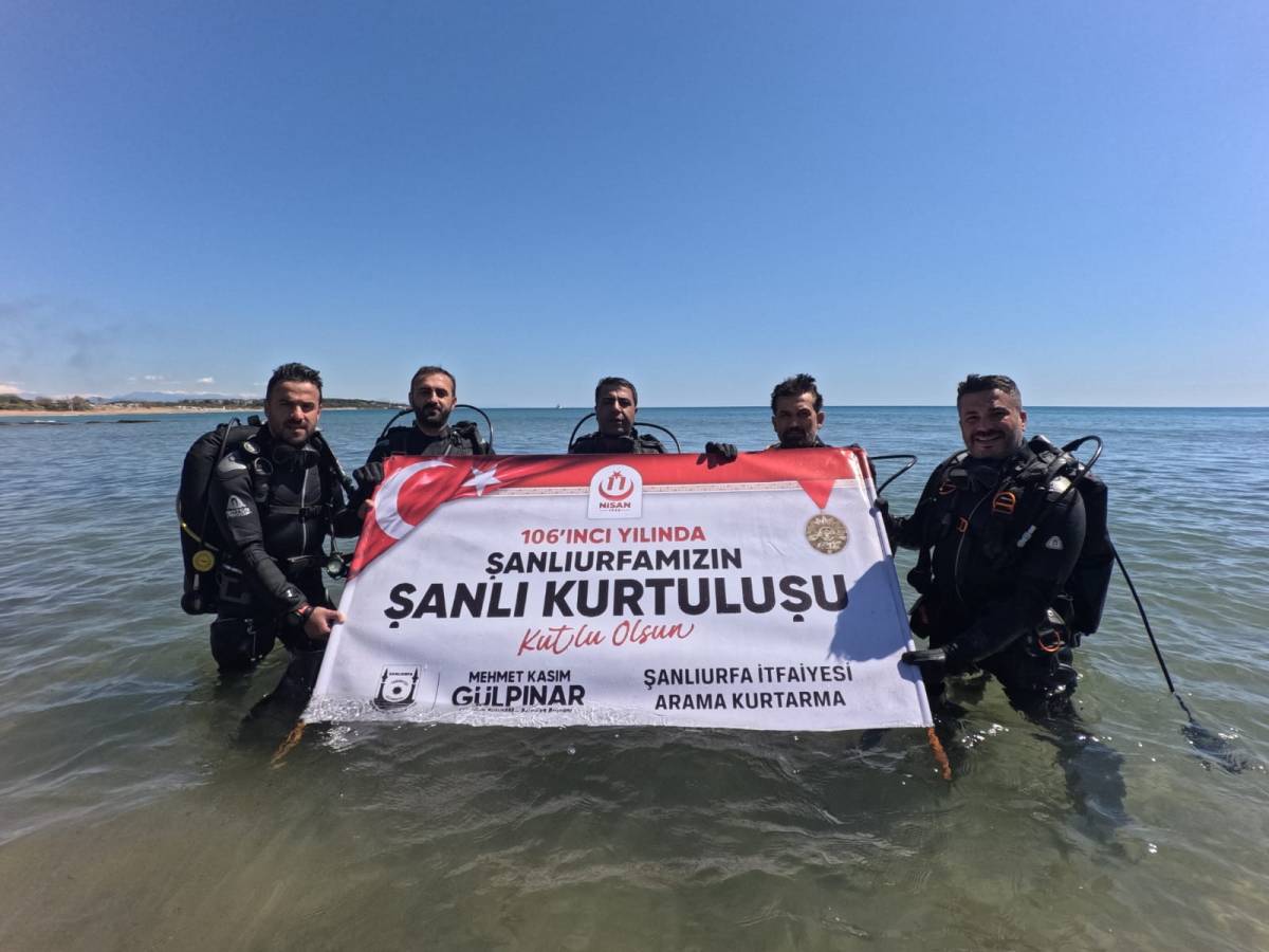 Kurtuluş coşkusu bu kez Fırat’ın derinliklerinde yaşandı!