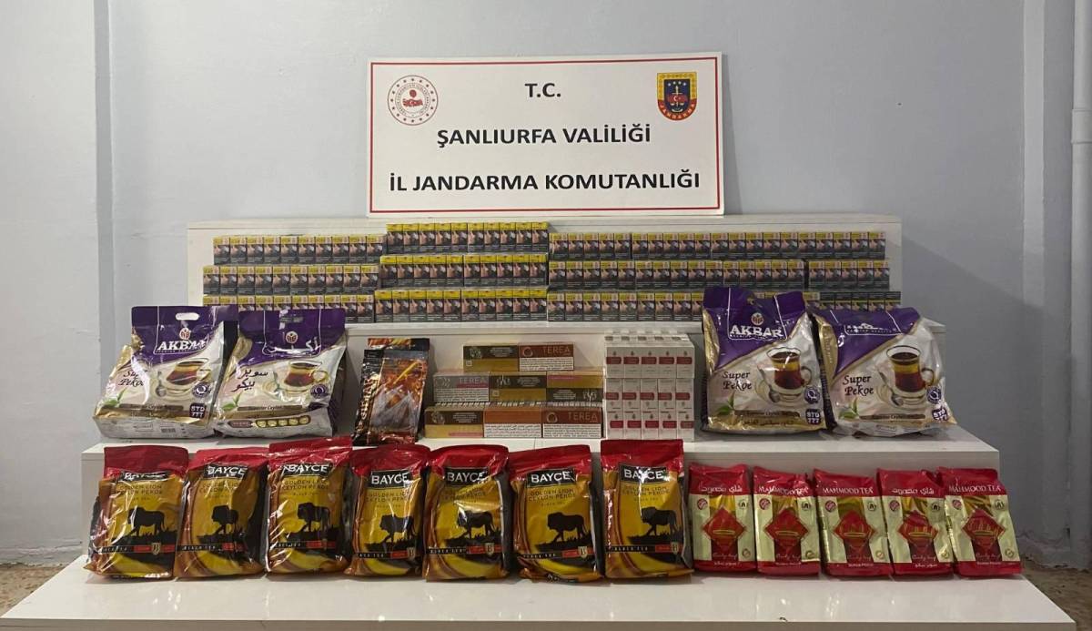Şanlıurfa’da kaçakçılık operasyonu! Binlerce ürün ele geçirildi!