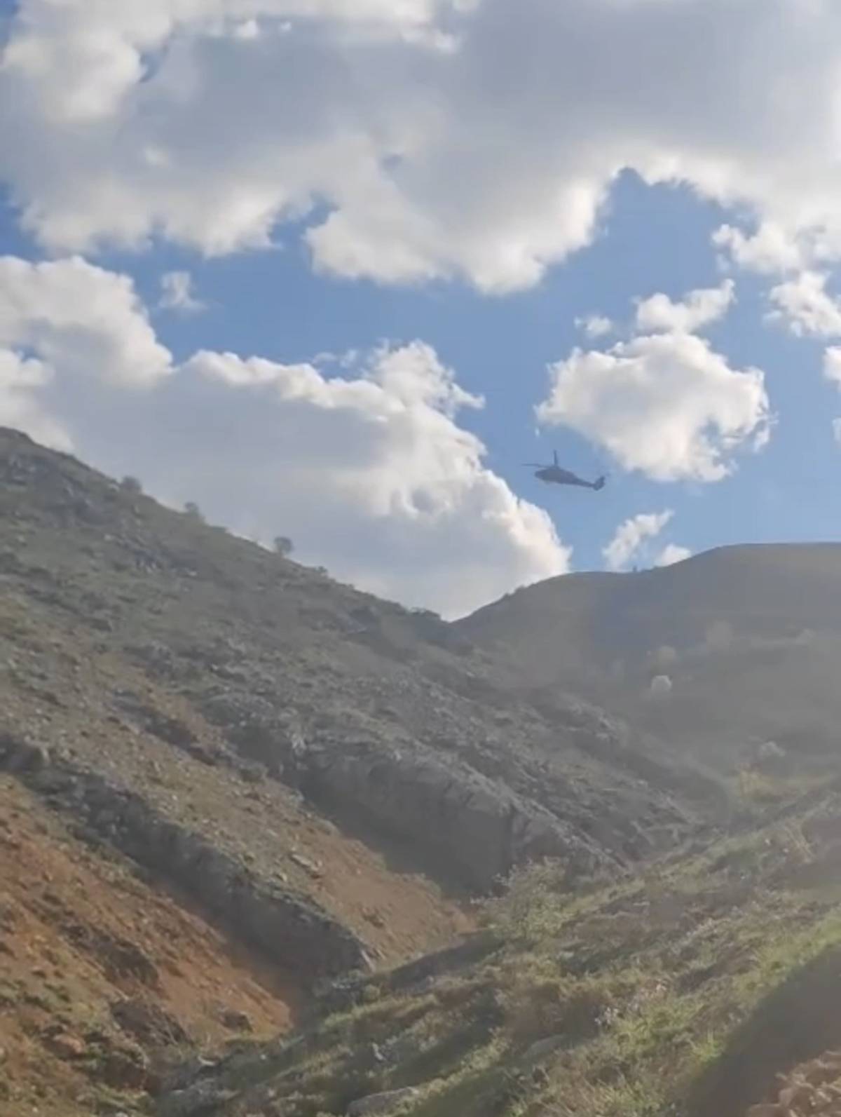 Dağ başında helikopter destekli nefes kesen kurtarma!