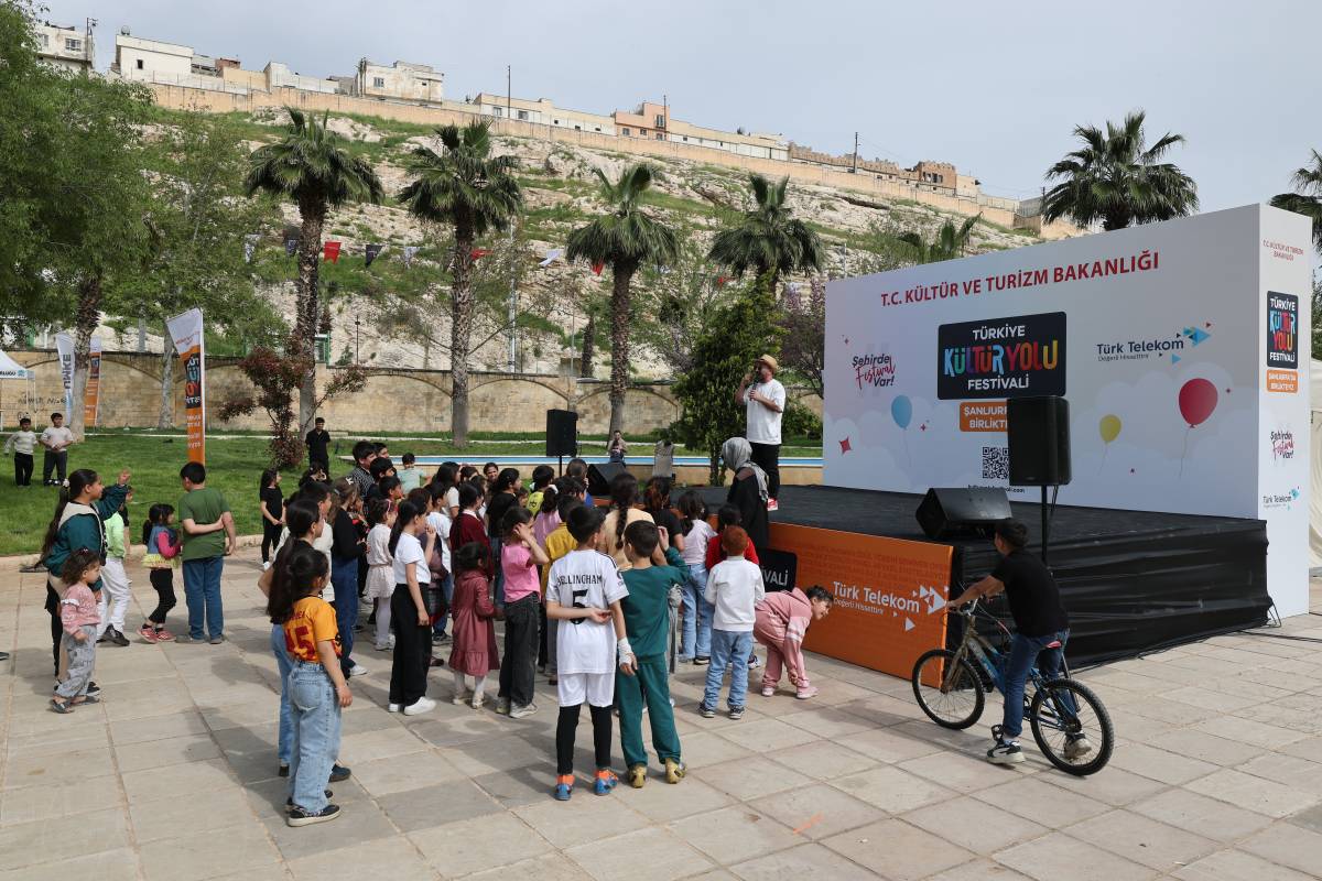 Şanlıurfa'da Kültür Yolu Festivali sanat ve çocuk etkinlikleriyle renklendi!
