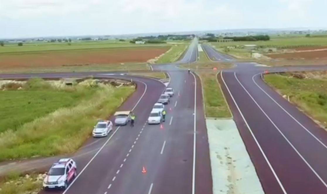 Kritik kavşakta drone destekli trafik uygulaması