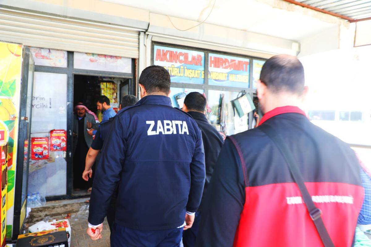 Harran’da sıkı denetim! Çok sayıda ürün imha edildi