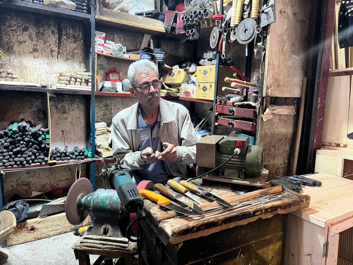 Urfa'da bıçak ustaları mesaide! Bayram öncesi yoğunluk arttı!