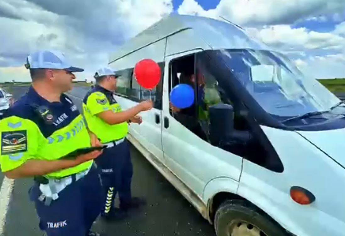 Kritik kavşakta drone destekli trafik uygulaması