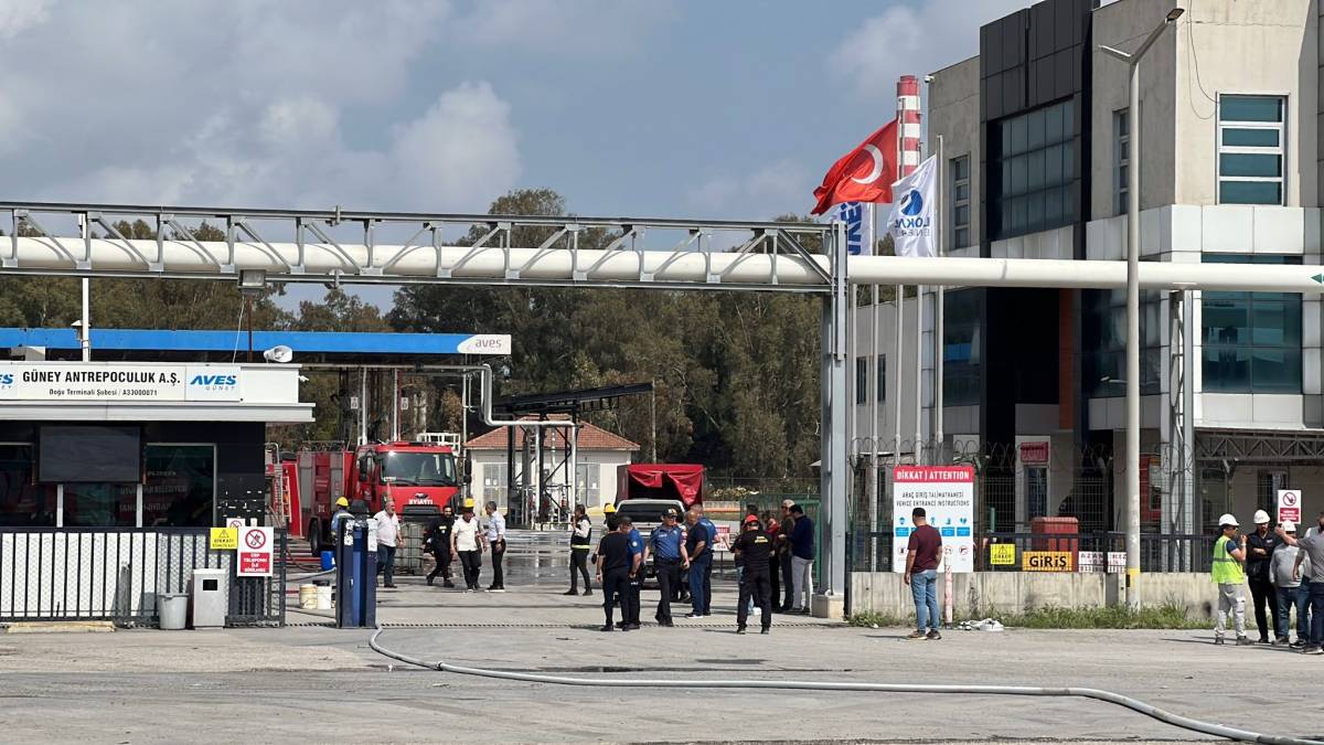 Yağ fabrikasında korkutan yangın!