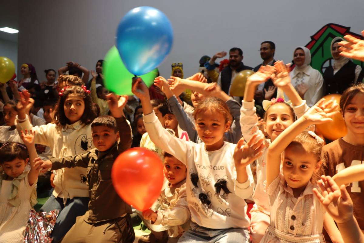 Şanlıurfa'da minik kalpler şenlikte doyasıya eğlendi!