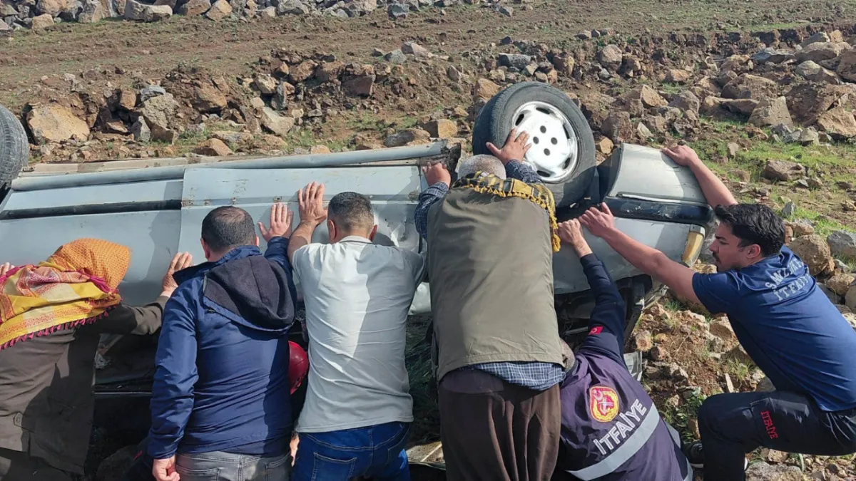 Şanlıurfa-Diyarbakır yolunda kaza!