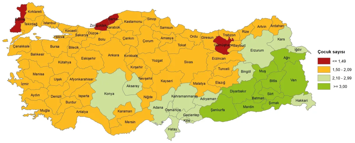 TÜİK verileri açıkladı: Urfa ilk sırada!