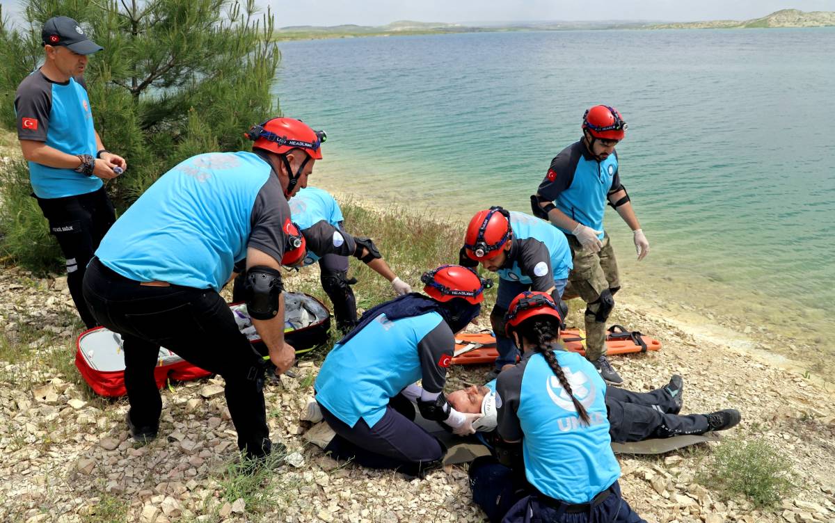 Şanlıurfa’da gerçeğini aratmayan tatbikat!