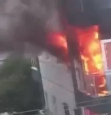 1 ay önce taşındıkları daire yangında küle döndü