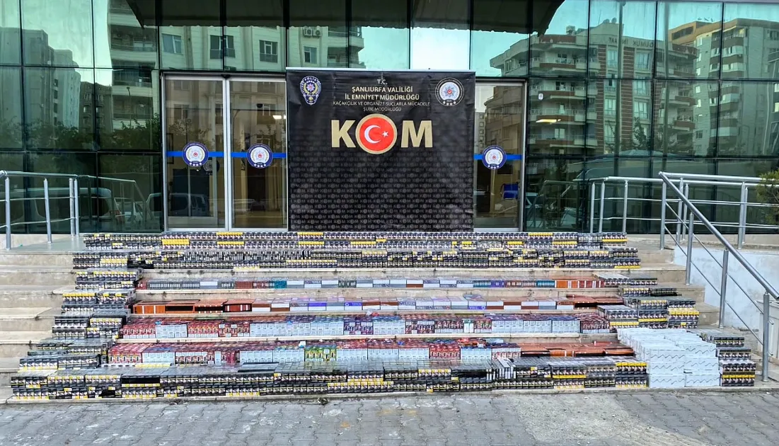 Şanlıurfa'da milyonluk kaçakçılık operasyonu: Binlerce ürün ele geçirildi!
