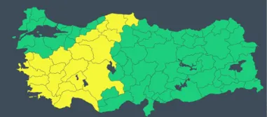 Meteoroloji'den 19 il için sarı kodlu uyarı!