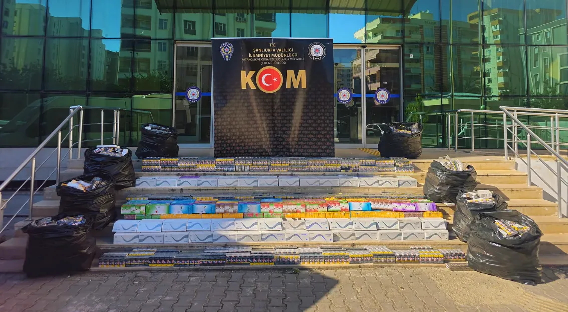 Şanlıurfa'da 1 milyon 750 bin TL’lik kaçakçılık Operasyonu!
