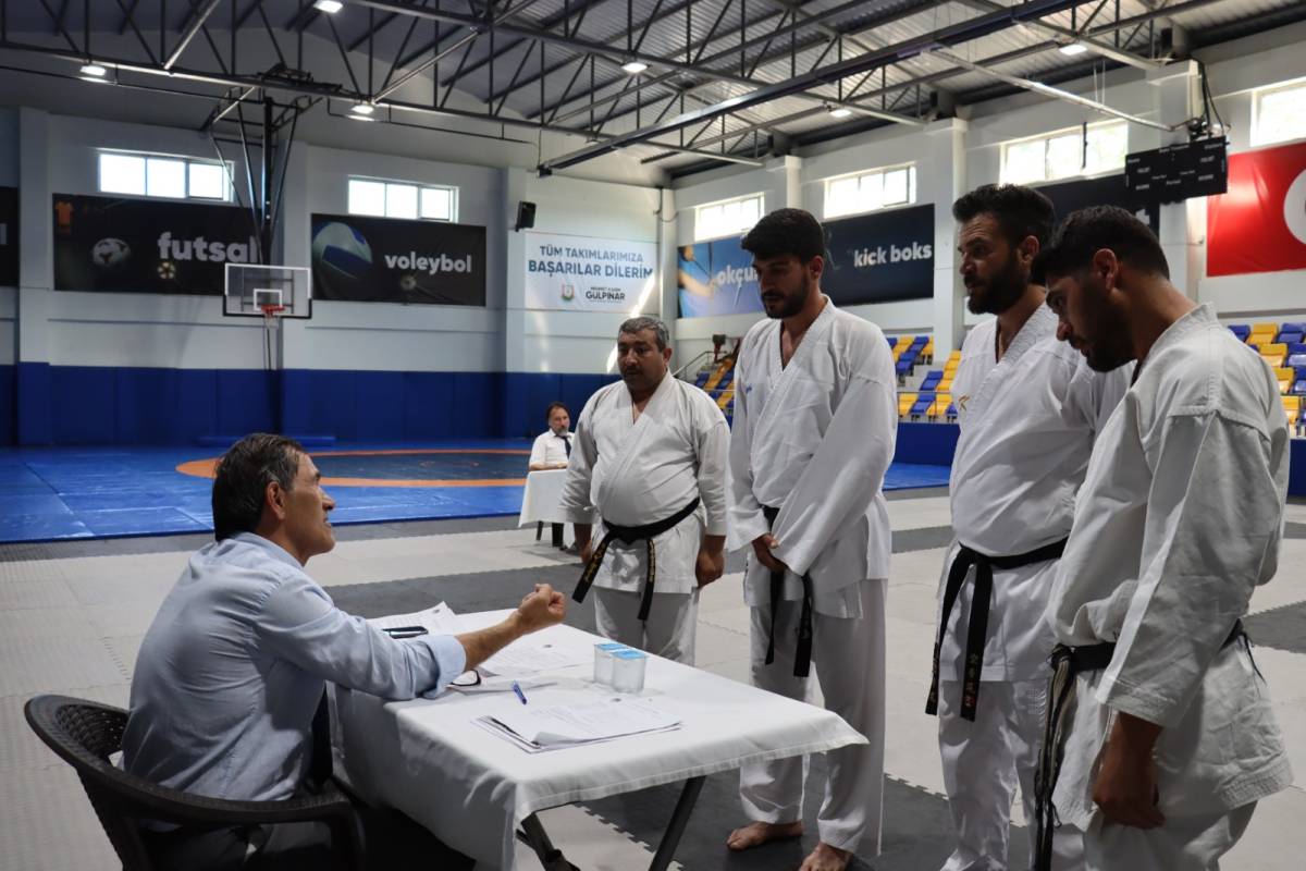 Şanlıurfa karate dan sınavlarına ev sahipliği yaptı!