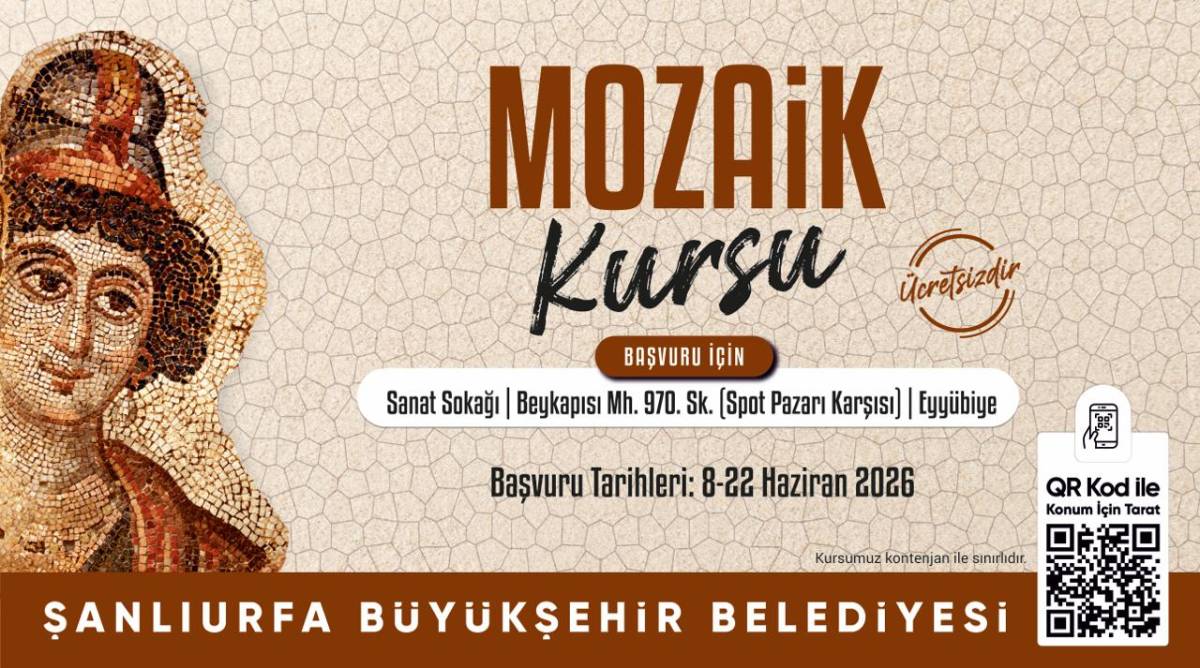 Şanlıurfa Büyükşehir Belediyesi Kültür Kursları İçin Başvurular Başladı