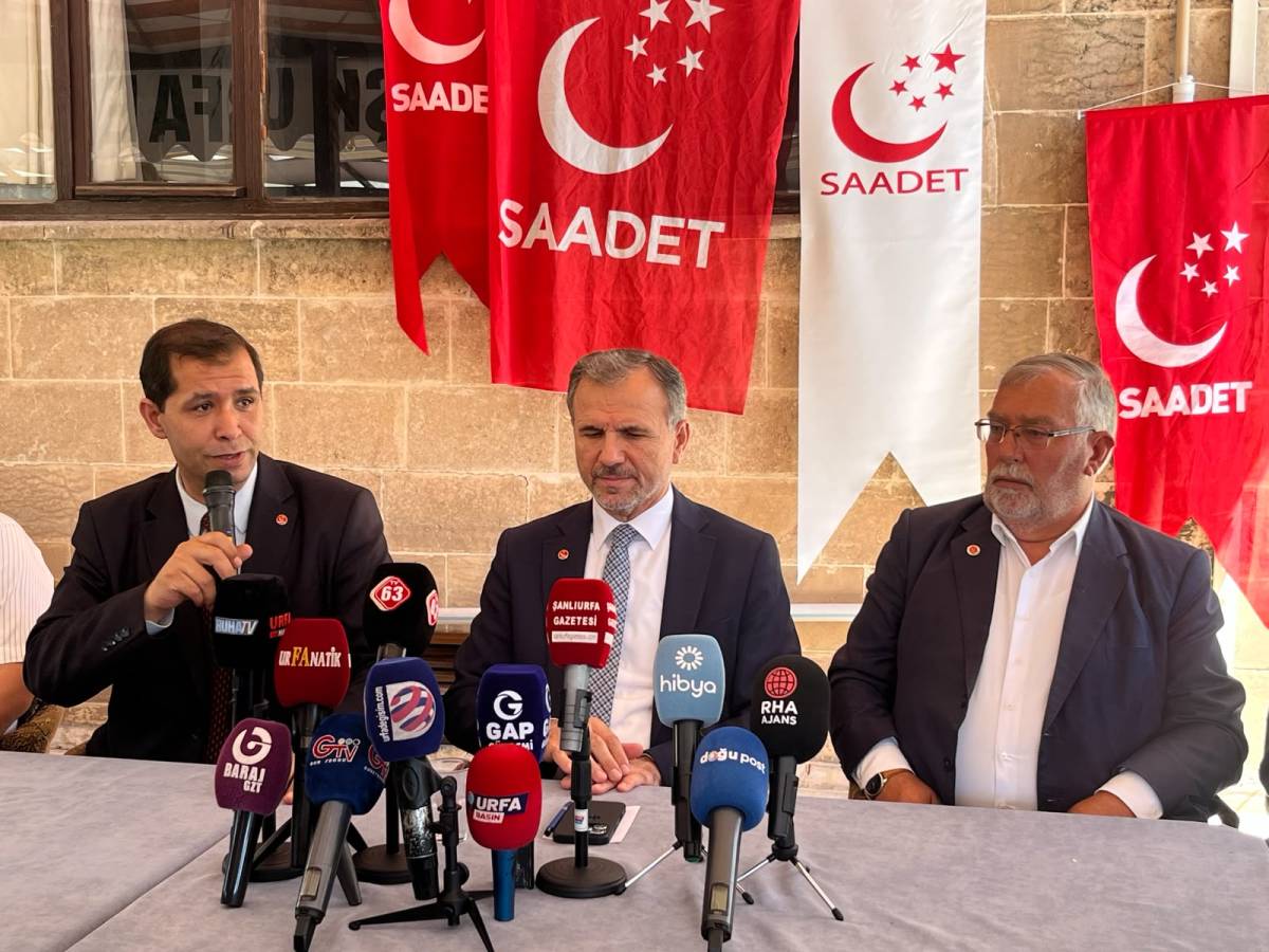 Saadet Partisi Genel Başkan Yardımcısı Doğan’dan Urfa’da dikkat çeken açıklamalar!
