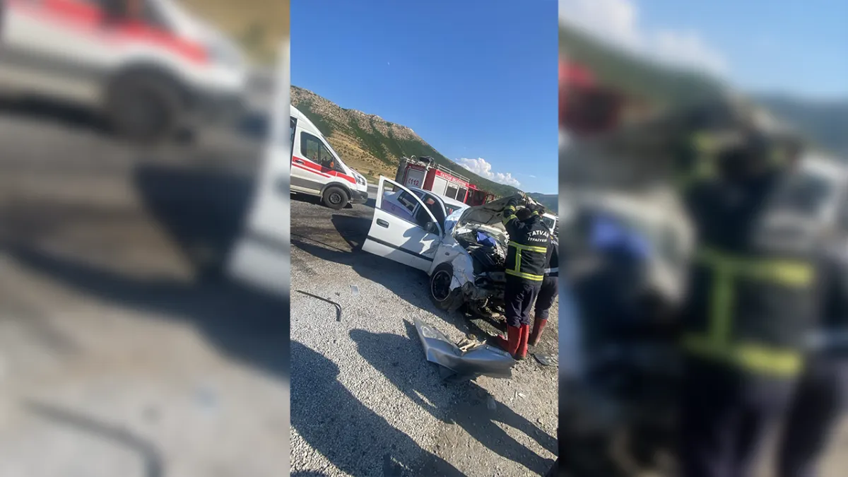 İki otomobil çarpıştı: Yaralılar var !