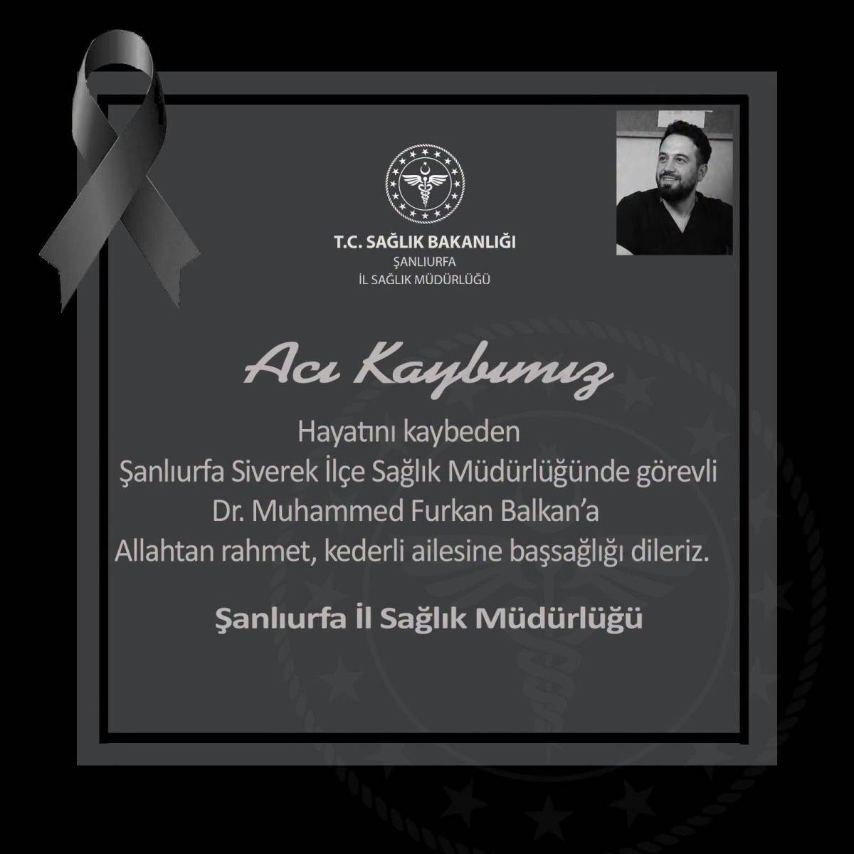 Urfa'da aile hekimi ölü bulundu!