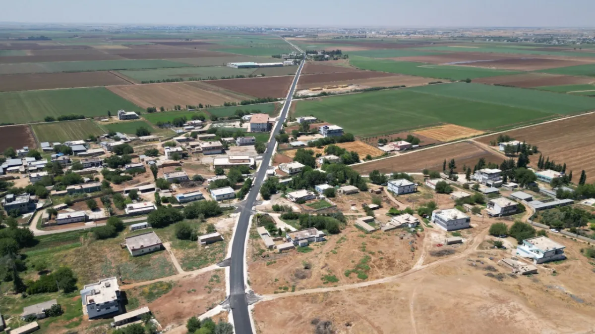 Harran ile Akçakale'yi birbirine bağlayan grup yolu tamamlandı!