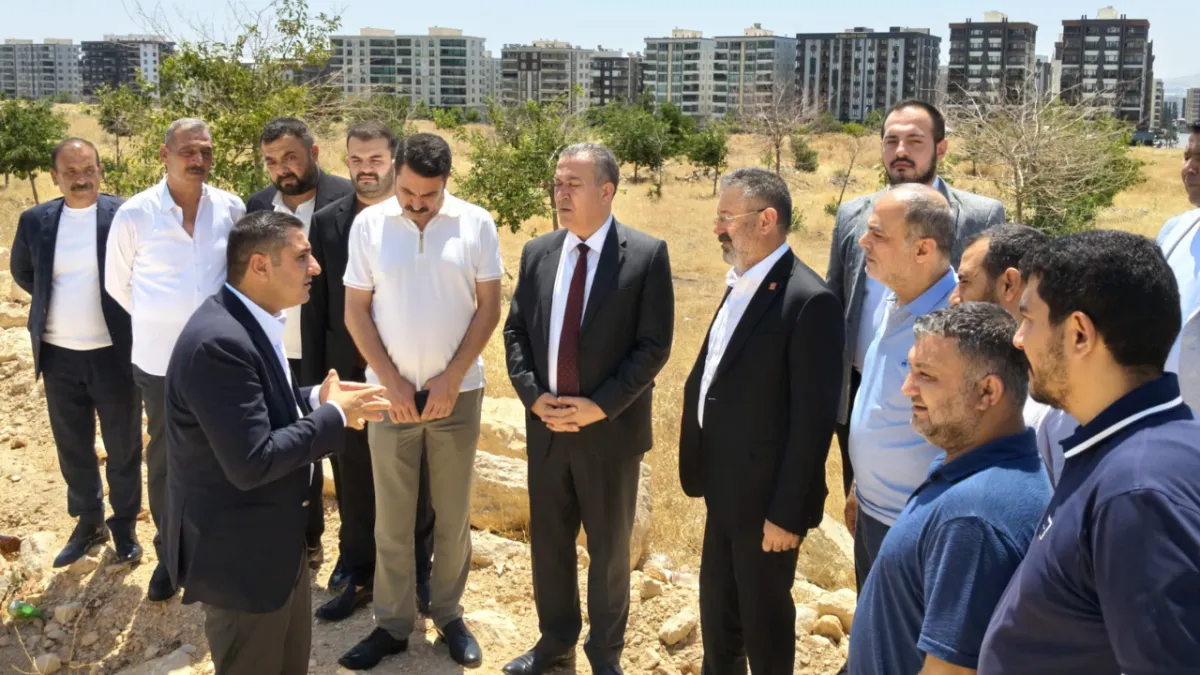 CHP heyeti Şanlıurfa’da tartışmaların odağındaki alanda inceleme yaptı!