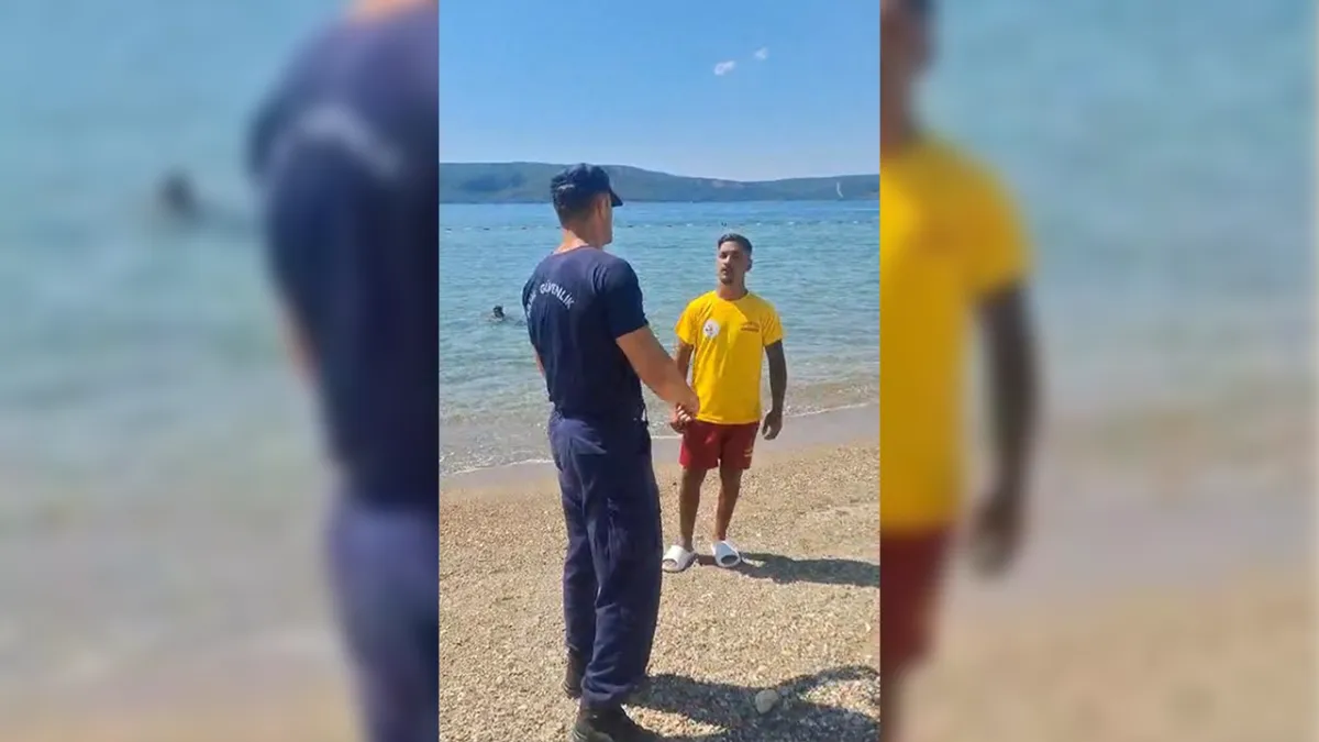 Plajda mühimmat bulundu!