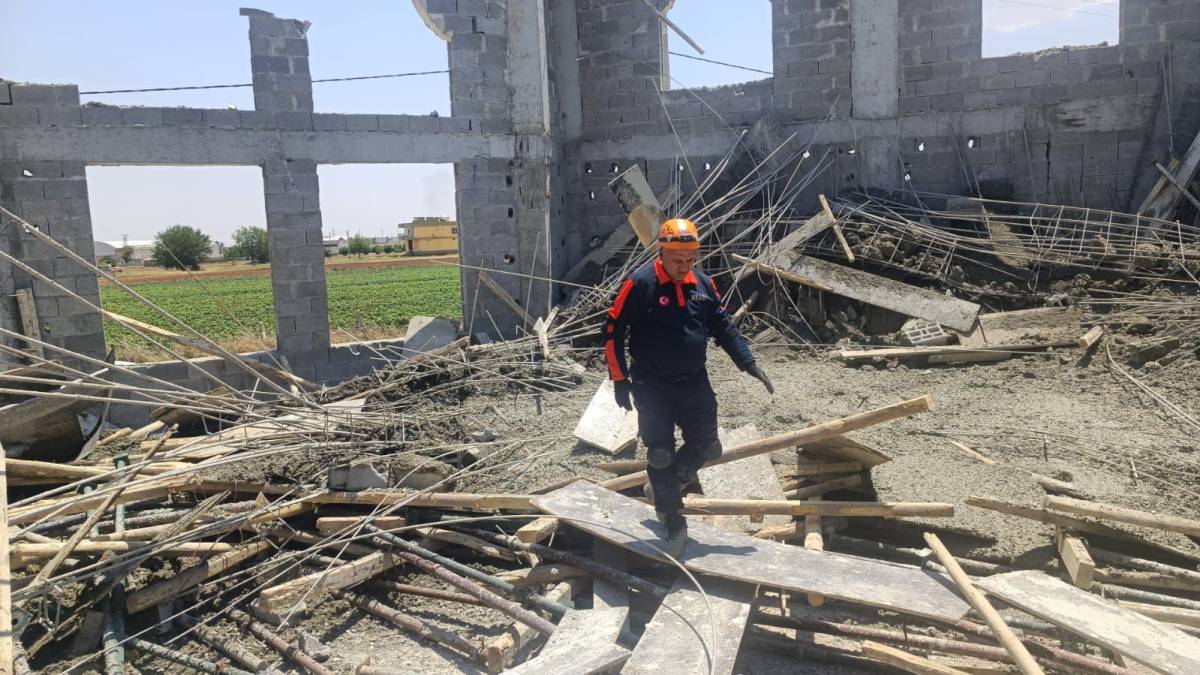 Şanlıurfa'da cami inşaatında göçük: Çok sayıda işçi yaralandı!