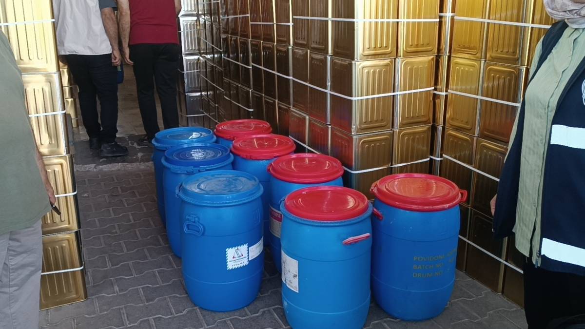 Urfa'da 400 kilo sade yağ ele geçirildi!